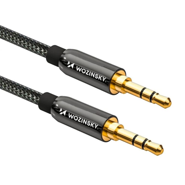 Wozinsky-Καλώδιο-mini-Jack-cable-2x-AUX-2m-Black