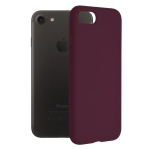 Techsuit-Θήκη-Σιλικόνης-Soft-Edge-iPhone-7-8-Plum-Violet