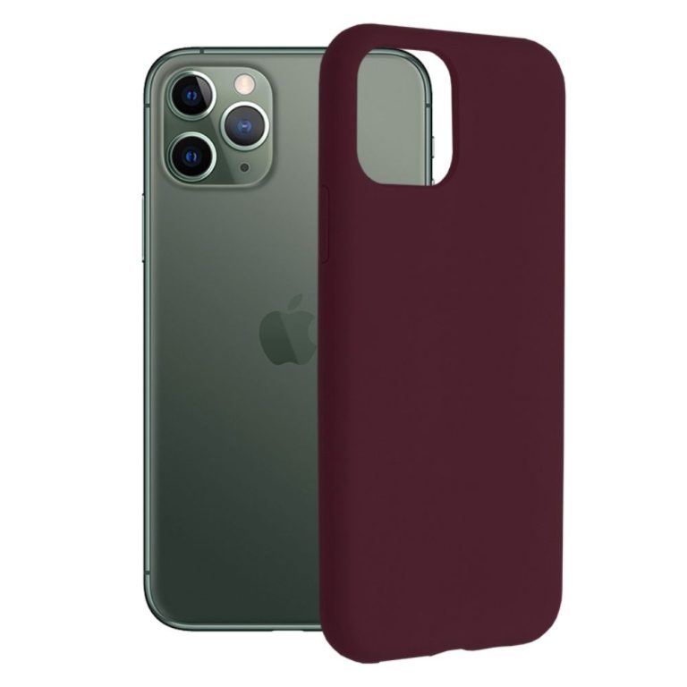 Techsuit-Θήκη-Σιλικόνης-Soft-Edge-iPhone-11-Pro-Plum-Violet